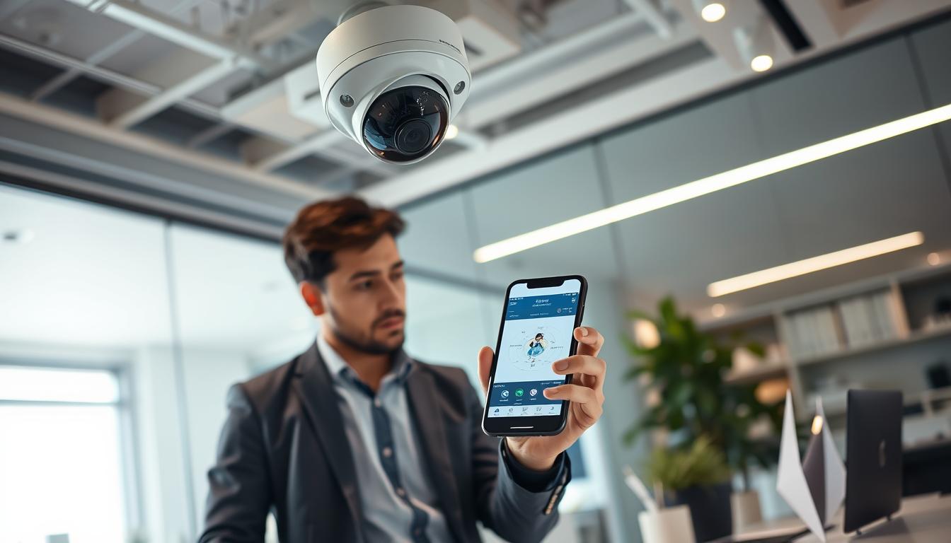 CCTV camera detection with phone