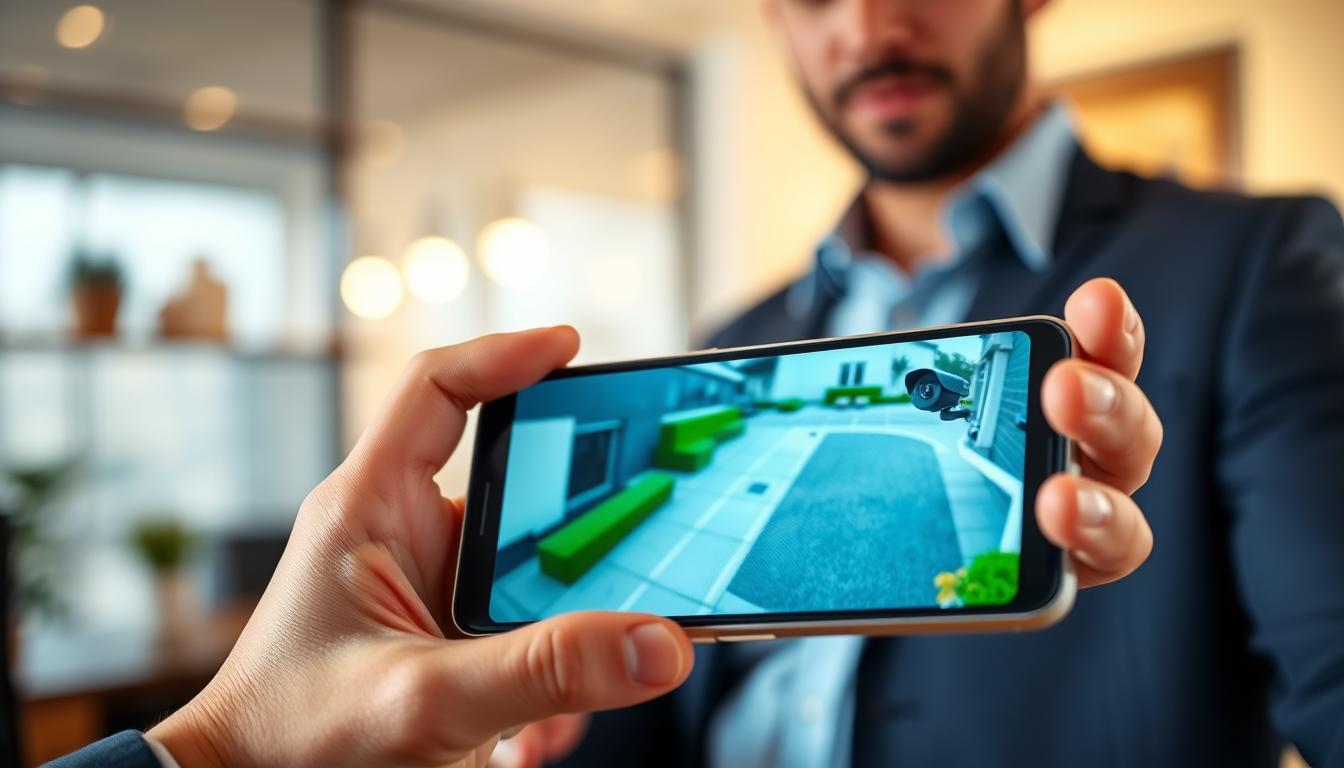 CCTV monitoring on smartphone